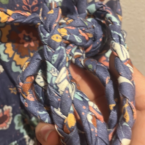 New Marine Layer Laney Mini Dress Marlin Hibiscus Floral size L - Picture 8 of 14